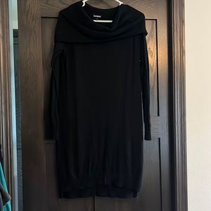 Off the shoulder sweater dress